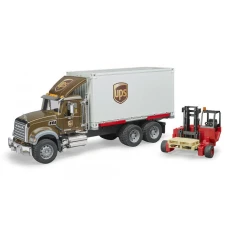 Вантажівка MACK Granite UPS з навантажувачем Bruder (2828)
