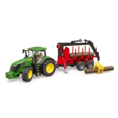 Трактор John Deere 7R 350 з причепом та краном Bruder (3154)