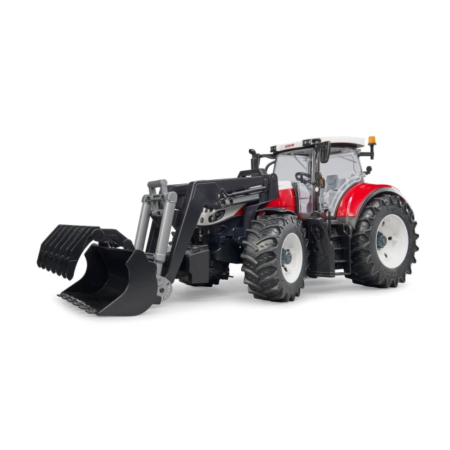 Трактор Steyr 6300 Terrus CVT з фронтальним навантажувачем Bruder (3181)