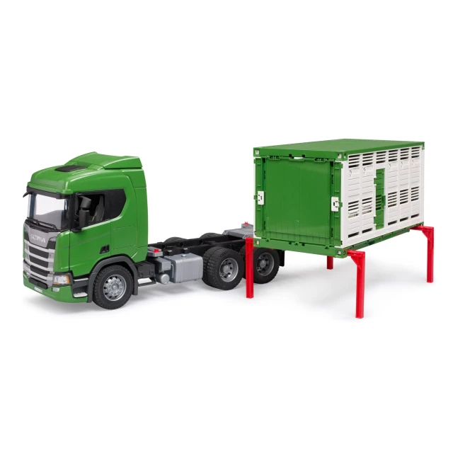 Транспортер для животных Scania Super 560R с фигуркой коровы Bruder (3548)