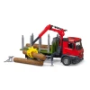Вантажівка Mercedes-Benz Arocs з контейнером для деревини + 3 колоди Bruder (3669)