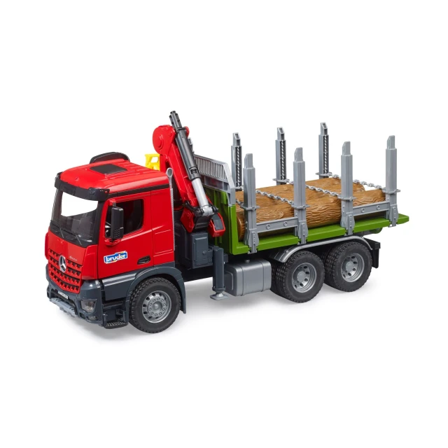 Вантажівка Mercedes-Benz Arocs з контейнером для деревини + 3 колоди Bruder (3669)