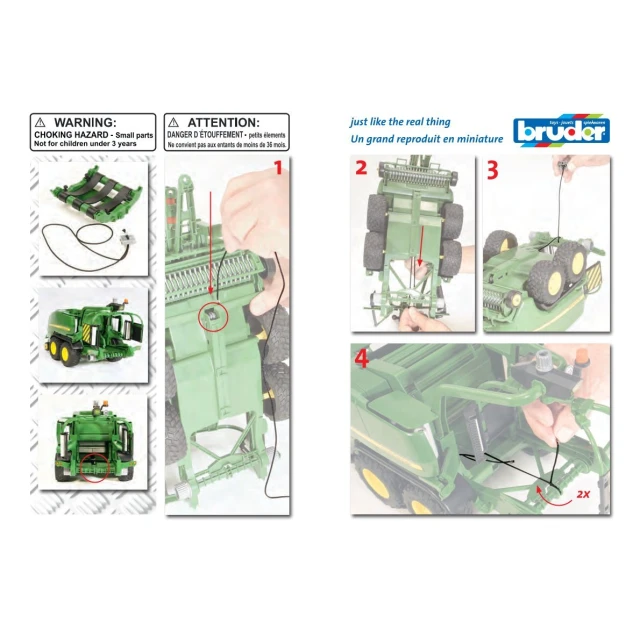 Транспортний пристрій для преса John Deere Bruder (41035)
