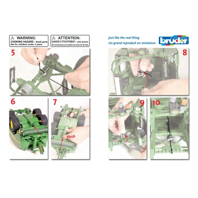 Транспортний пристрій для преса John Deere Bruder (41035)