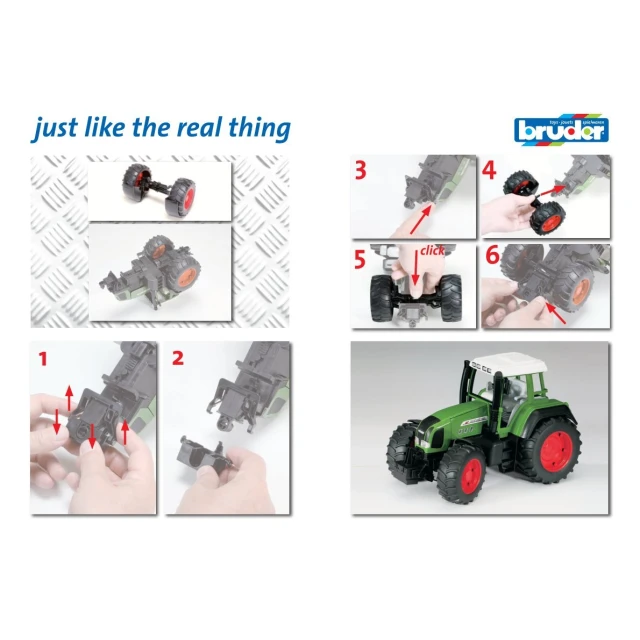 Передня вісь для трактора Fendt 926 Vario Bruder (42060)