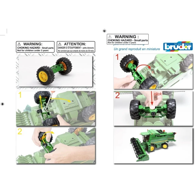 Задня вісь для комбайна John Deere T670i Bruder (42165)