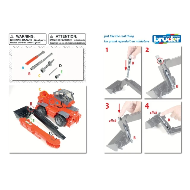 Набор запчастей для Manitou MRT 2150 Bruder (43135)