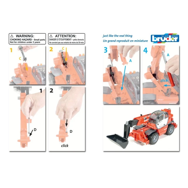 Набор запчастей для Manitou MRT 2150 Bruder (43135)