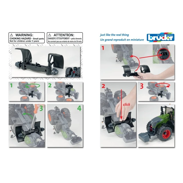 Передня вісь для Fendt 1050 Bruder (44044)