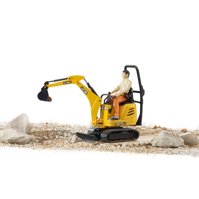 Мікроекскаватор JCB 8010 CTS з фігуркою Bruder (62002)