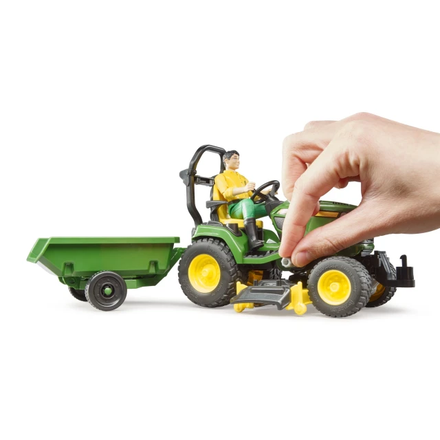 Садовий трактор John Deere X949 з фігуркою Bruder (62104)