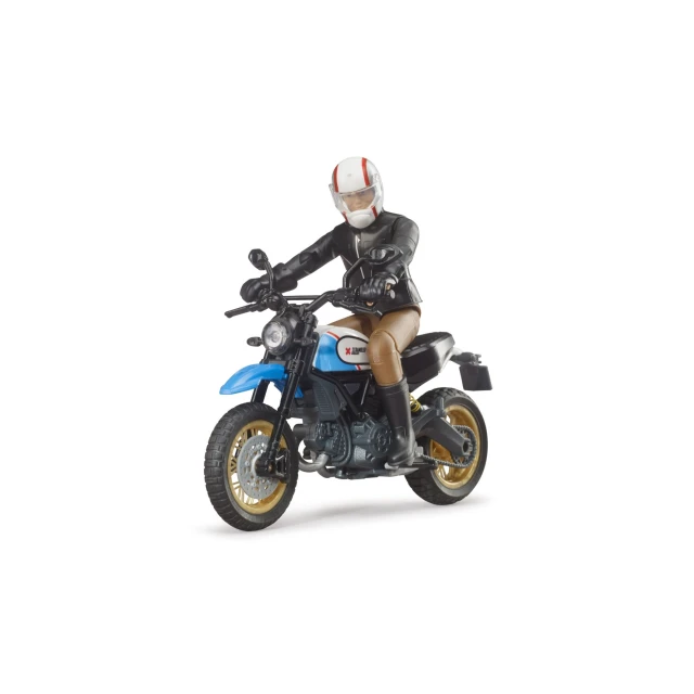 Мотоцикл Ducati Scrambler Desert Sled з фігуркою мотоцикліста Bruder (63051)