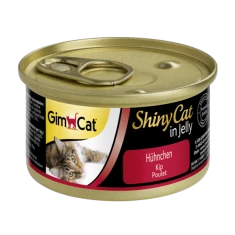 Вологий корм для котів GimCat Shiny Cat з куркою 70 г (4002064413112)