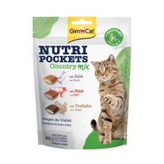 Ласощі для котів GimCat Nutri Pockets Country mix 150 г (4002064419183)