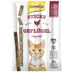 Ласощі для котів Gimborn GimCat Sticks з птицею та печінкою 4 шт (4002064420806)