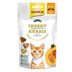Ласощі для котів GimCat Crunchy Snacks Insect з гарбузом 50 г (4002064421926)