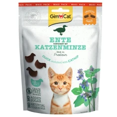 Ласощі для котів GimCat Crunchy Snacks з качкою та котячою м'ятою 140 г (4002064422121)