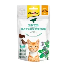 Ласощі для котів GimCat Crunchy Snacks з качкою та котячою м'ятою 50 г (4002064422145)