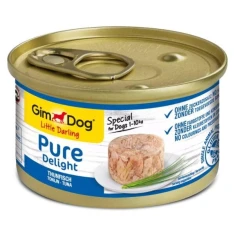 Вологий корм для собак GimCat GimDog Pure Delight з тунцем 85 г (4002064513010)