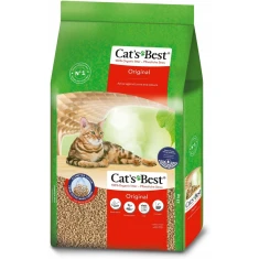 Наповнювач для туалету для котів Cat's Best Eco Plus Original деревний збивний 30 л (4002973191811)