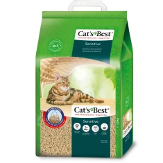 Наповнювач для котів Cat's Best Sensitive деревний 20 л 7,2 кг (4002973257135)