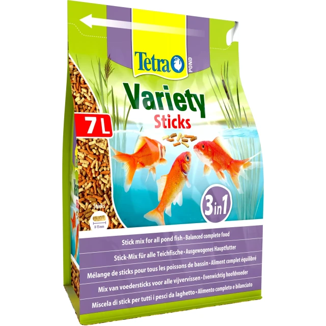 Корм для ставкових риб TETRA Pond Variety Sticks 7 л (4004218169920)