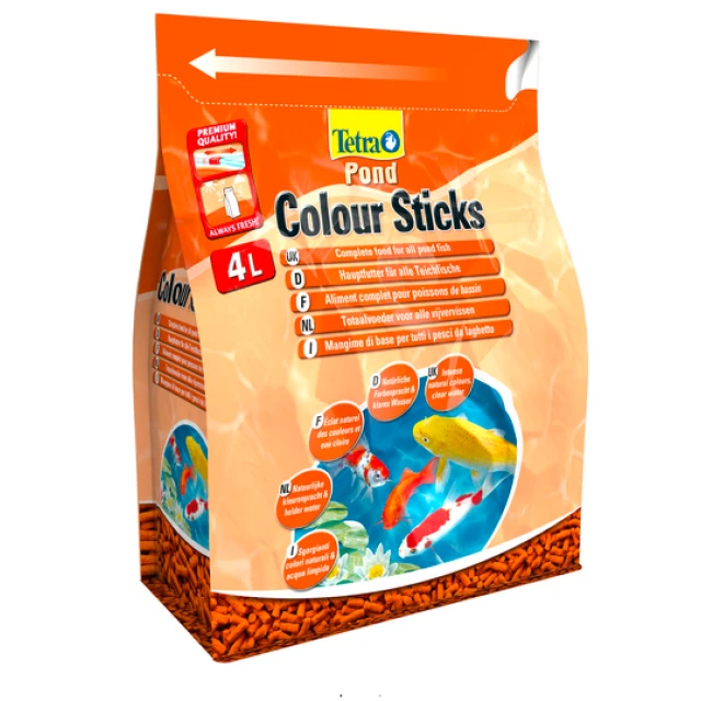 Корм для ставкових риб TETRA Pond Colour Sticks 4 л (4004218170148)