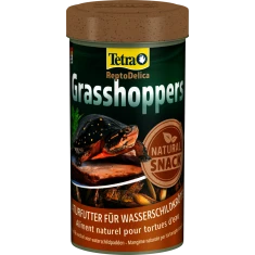Корм для водних черепах TETRA ReptoDelica Grasshoppers з кониками 250 мл (4004218193901)