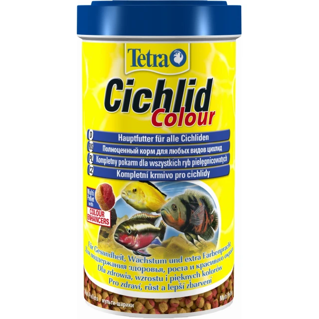 Корм для риб TETRA Cichlid Colour 500 мл (4004218197343)