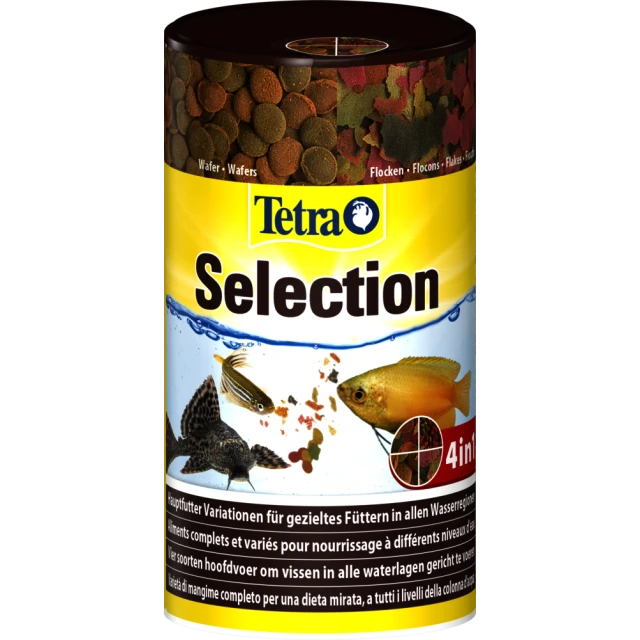 Корм для акваріумних риб TETRA Selection 4 види 250 мл (4004218247574)