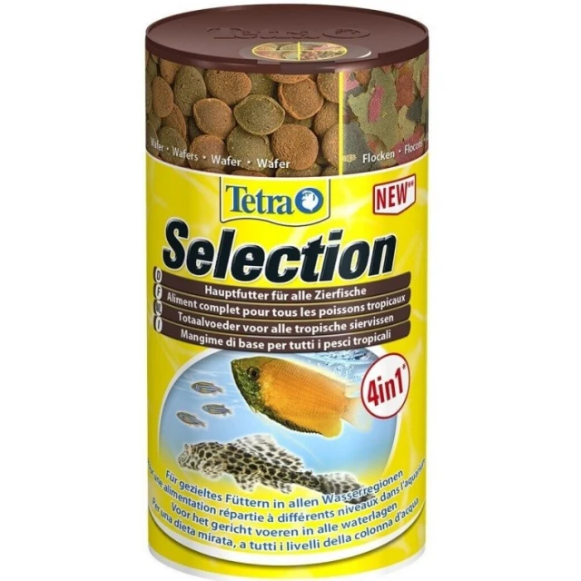 Корм для акваріумних риб TETRA Selection 4 види 250 мл (4004218247574)