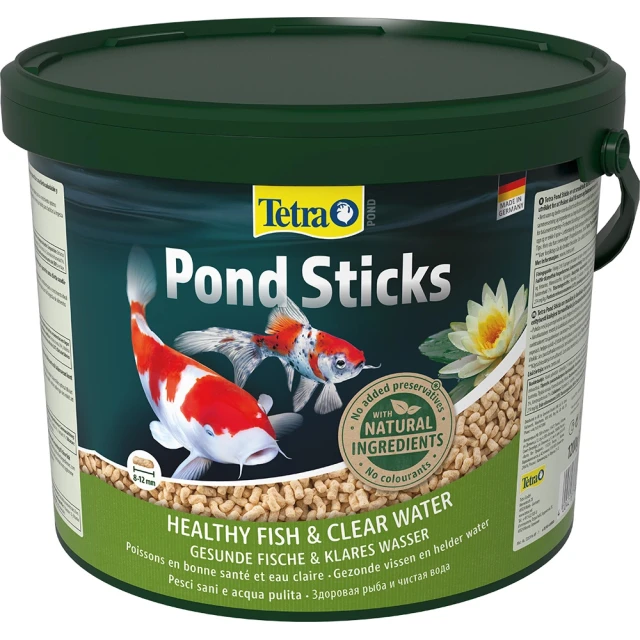 Корм для ставкових риб TETRA Pond Sticks 10 л (4004218758858)