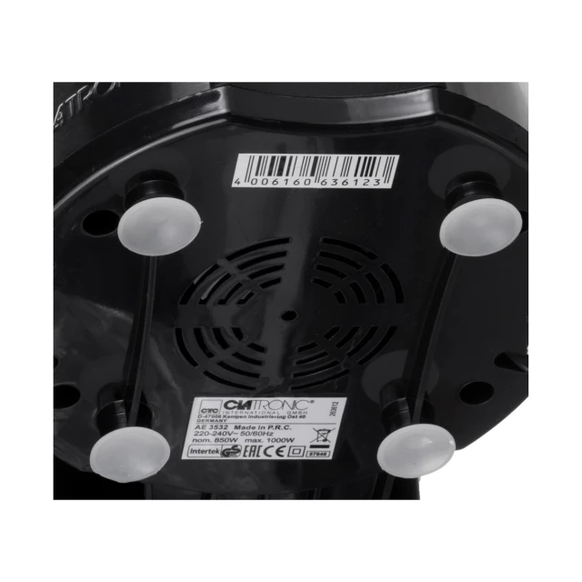 Соковыжималка Clatronic AE 3532 1000 Вт Stainless Steel (4006160636123)