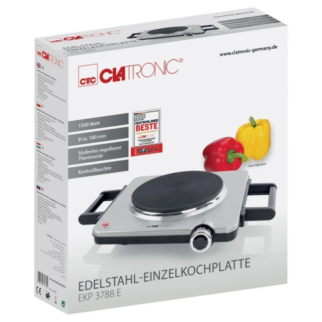 Електроплитка Clatronic EKP3788 (4006160717655)