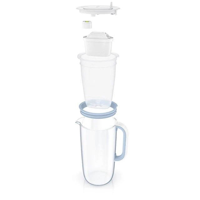 Фільтр-глечик Brita Glass + 2 картриджі Maxtra Pro 2,5 л Blue (4006387126032)