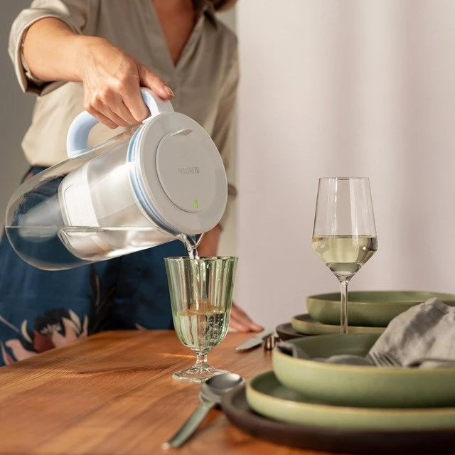 Фільтр-глечик Brita Glass + 2 картриджі Maxtra Pro 2,5 л Blue (4006387126032)