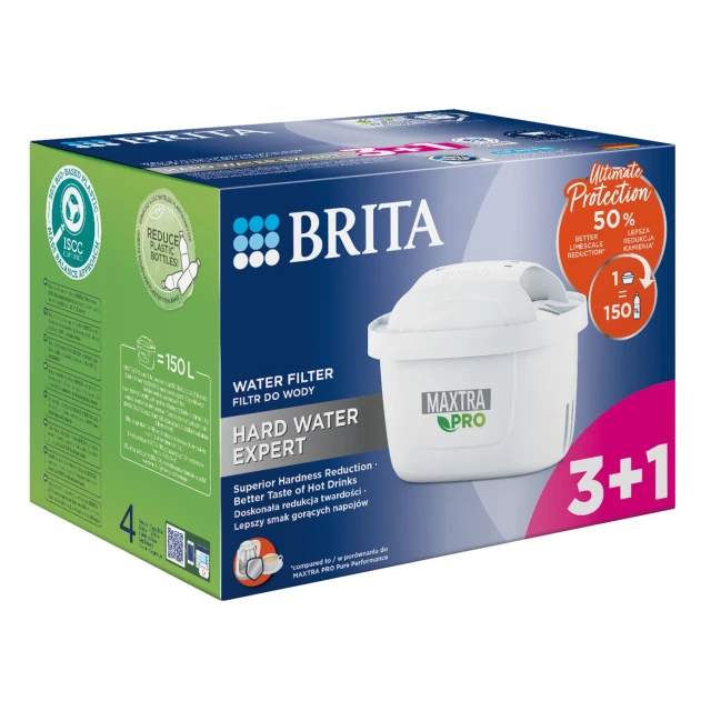 Фільтр для води Brita Maxtra Pro Hard Water Expert 4 шт (4006387126452)