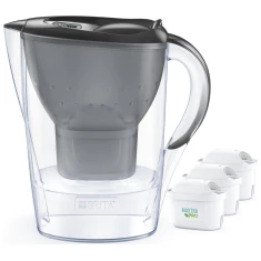 Глечик-фільтр Brita Marella 2,4 л Graphite + 3 картриджі Maxtra Pro (4006387130985)