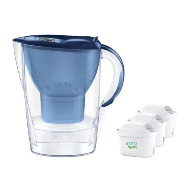 Фильтр-кувшин BRITA Marella 2,4 л Blue + 3 картриджа Maxtra Pro Pure Performance (4006387139049)