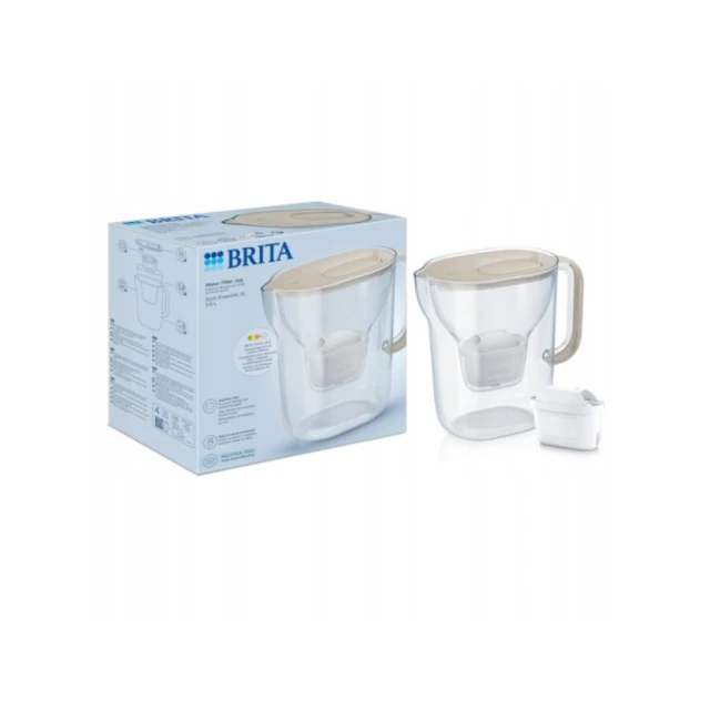 Глечик-фільтр Brita Style Essential XL 3,6 л Sand + картридж Maxtra Pro (4006387141936)
