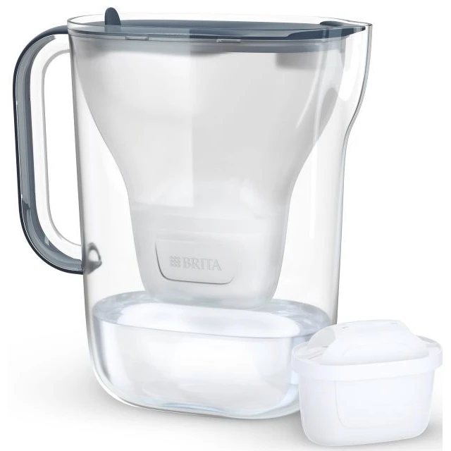 Фільтр-глечик Brita Style Essential + 3 картриджі MaxtraPro Dark Blue (4006387145101)