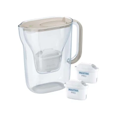 Фільтр-глечик Brita Style Essential + 2 картриджі MaxtraPro 2,4 л Sand (4006387146474)