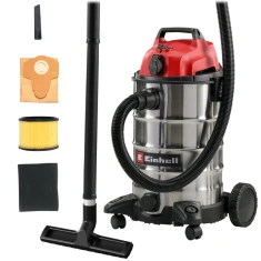 Пилосос будівельний Einhell TC-VC 3055 SA з розеткою для електроінструменту (2342250)
