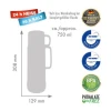 Термос стеклянный ROTPUNKT 0,75 л Polar (4007389413519)