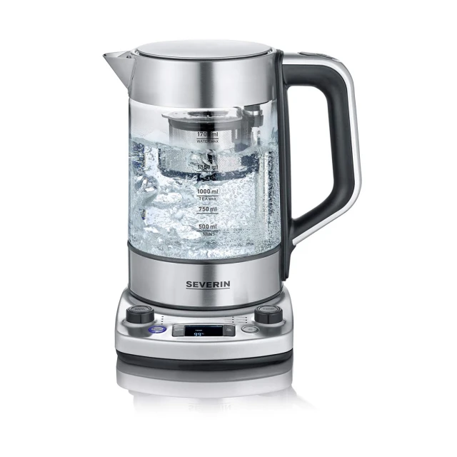 Електрочайник Severin WK3422 1,7 л 3000 Вт Stainless Steel (4008146033919)