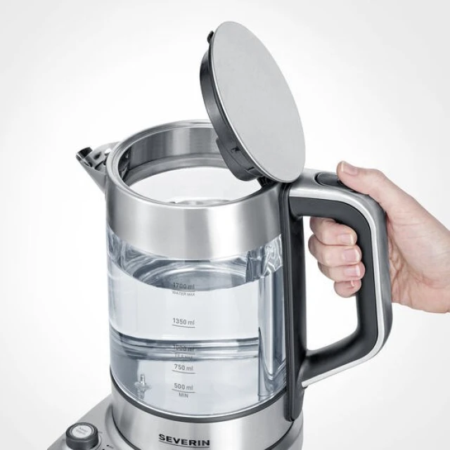 Електрочайник Severin WK3422 1,7 л 3000 Вт Stainless Steel (4008146033919)