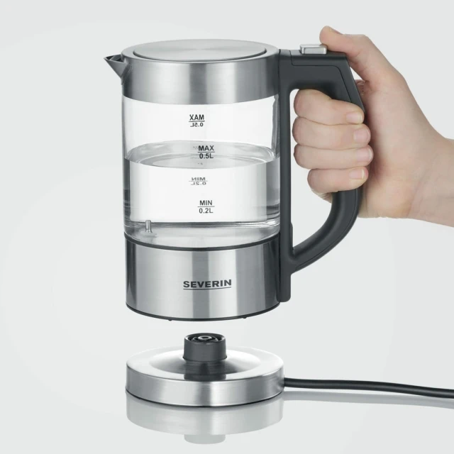 Електрочайник Severin WK 3458 0,5 л 1100 Вт Black (4008146037764)