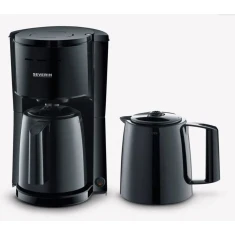 Кавоварка крапельна Severin KA 9307 1000 Вт з 2 термосами Black (4008146041464)