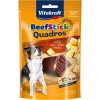 Ласощі для собак Vitakraft Beef Stick Quadros з сиром 70 г (4008239288011)