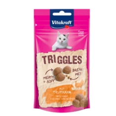 Ласощі для котів Vitakraft Triggles з індичкою 40 г (4008239358219)